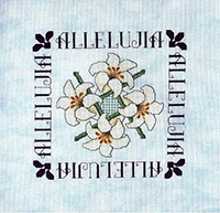 Holiday Squares Lilies for Easter