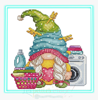 Laundry Girl Gnome