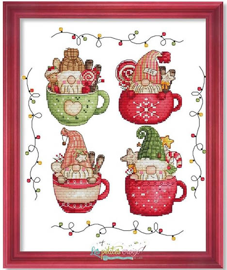 Christmas Gnomes Cups