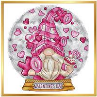Snow Globe Valentine Gnome