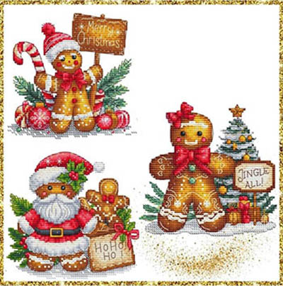 Gingerbreads Trio