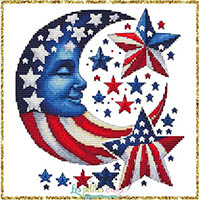 Patriotic Moon