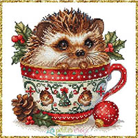 Christmas Animals Cup Hedgehog