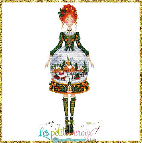 Christmas Snow Globe Girl