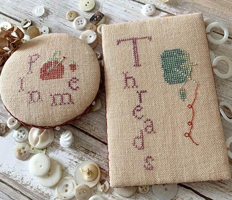 Heirloom Tomatoes Needlework Set - Pin Round and Needle Board