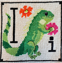 Animal Alphabet Isaac Iguana