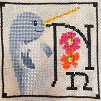 Animal Alphabet - Nellie Narwhal