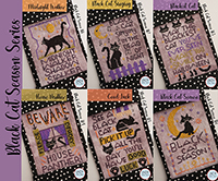 Black Cat Season -set of 6