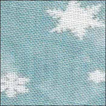 Smokey Blue Snow 32 Ct. Fabric Flair Linen
