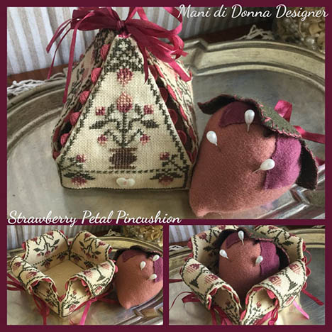 Strawberry Petal Pincushion