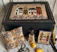 Welcome Street Sewing Box & Pillow