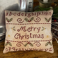 Merry Christmas Sampler Pillow