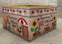 Summer Vibes Sewing Basket