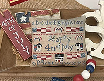 Happy 4th of July Sampler Pillow