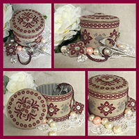 Purple Symphony Sewing Box