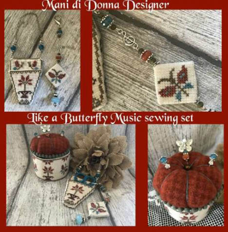 Like A Butterfly Music Sewing Set