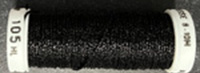 Black Hi-Luster #4 Au Ver A Soie Metllic Braid