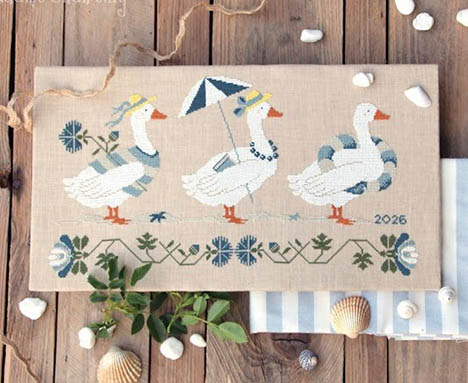 Geese At The Sea