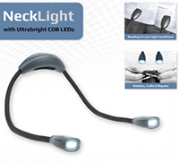 Necklight with Ultrabright COb LEdS