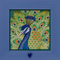 2020 Spring Button & Bead - Proud Peacock