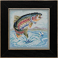 2021 Spring Button & Bead - Rainbow Trout