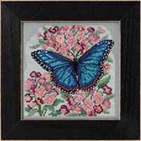 2022 Spring Button & Bead - Blue Morpho Butterfly
