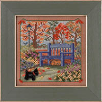 2022 Autumn Button & Bead - Autumn Country Lane 