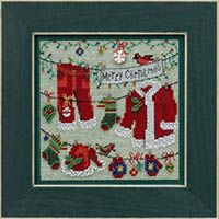 2022 Winter Button & Bead - Santa's Clothesline