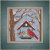 2023 Winter Button & Bead - Bird Feeder