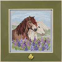 2024 Spring Button & Bead - Icelandic Horses Kit