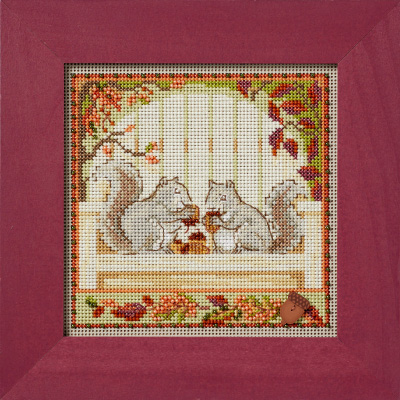 2024 Autumn Button & Bead -  Nutty Squirrels Kit