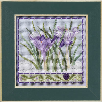 2024 Winter Button & Bead - Crocuses