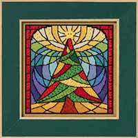 2025 Winter Button & Bead - Stained Glass Tree