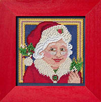 2026 Winter Button & Bead - Mrs. Claus