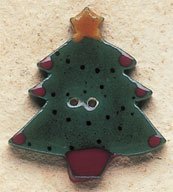 43017 Christmas Tree X-mas Visions Debbie Mumm Button