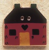 43034 Red Quilt House Debbie Mumm Button
