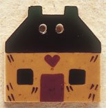 43035 Gold Quilt House Debbie Mumm Button