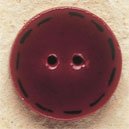 43036 Red Round Debbie Mumm Button