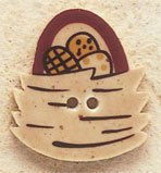 43038 Egg Nest Basket Debbie Mumm Button