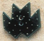 43050 Green Maple Leaf Debbie Mumm Button