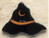 43058 Witches Hat Debbie Mumm Button