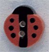 86050 Ladybug Mill Hill Button