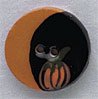 86191 Moon with Pumpkin Mill Hill Button