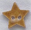 86237 Small Gold Speckled Star Mill Hill Button