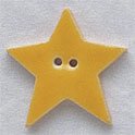 86290 Large Bright Yellow Star Mill Hill Button