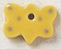86362 Petite Yellow Polka Dot Butterfly Mill Hill Button