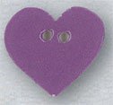 86400 Small Lilac Heart Mill Hill Button