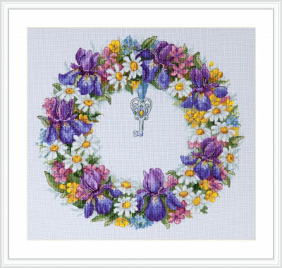 Wreath with Irises Kit