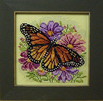 SHOP MODEL -  WINGED MONARCH BUTTON & BEAD KIT