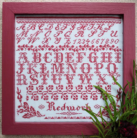 Redwork Sampler